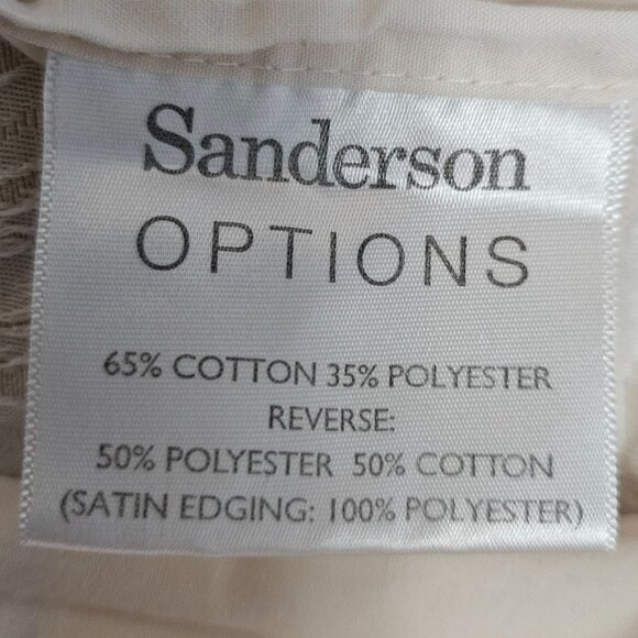 Floral Embroidered Decorative Pillow Cover Sham Case Queen Ivory Cream Set 21x33 - Picture 8 of 10